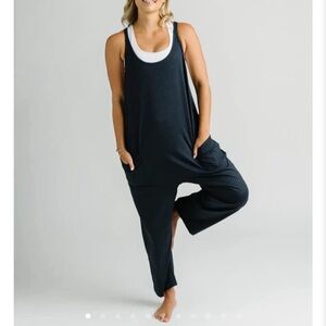 Navy Newport Downtime Jumpsuit